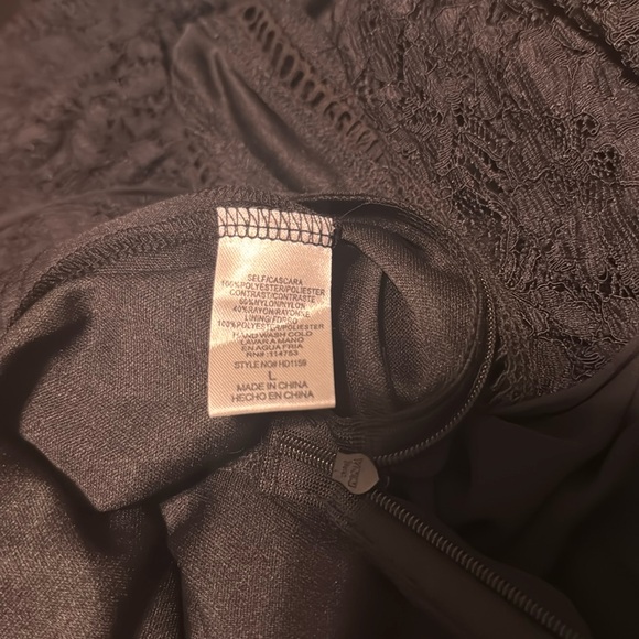 Brand new long black lace dress size large - Picture 7 of 7